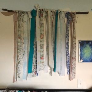 Handmade fabric banner